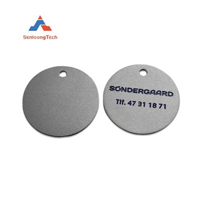 Label papan nama logam terukir