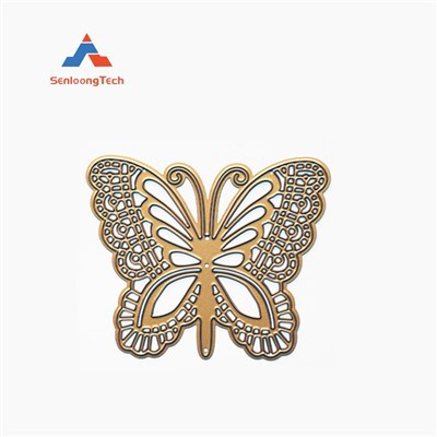 Mengukir kerajinan logam kupu -kupu